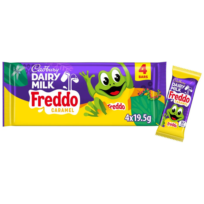 Cadbury Freddo Caramel Chocolate Bar Multipack 4 per pack