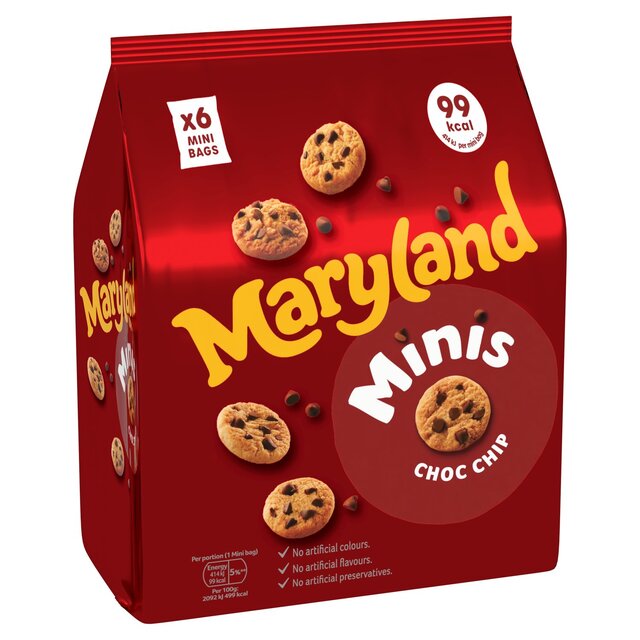 Maryland Mini Cookies Schokoladenchip 6 x 19,8g