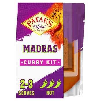 Kit de comidas de Madras Curry de Patak 313g