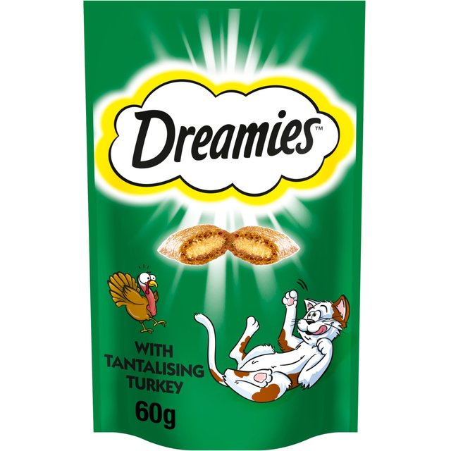 Dreamies Golosinas para Gatos con Pavo 60g 