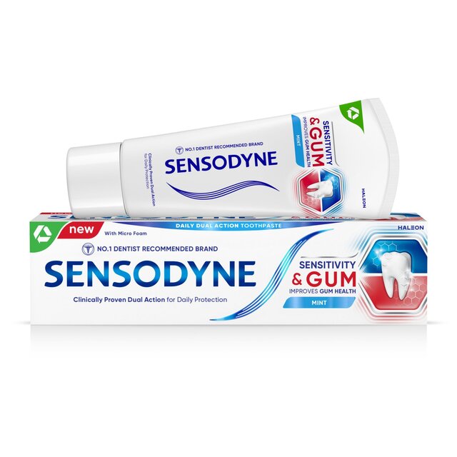 Sensibilité sensodée et dentifrice sensible aux gums 75 ml