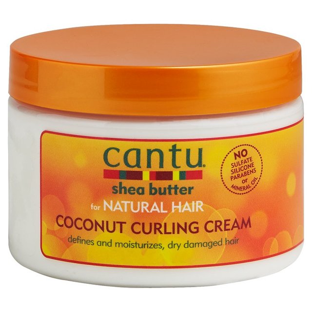 Cantu Shea Butter Coconut Curling crème pour les cheveux naturels 340g