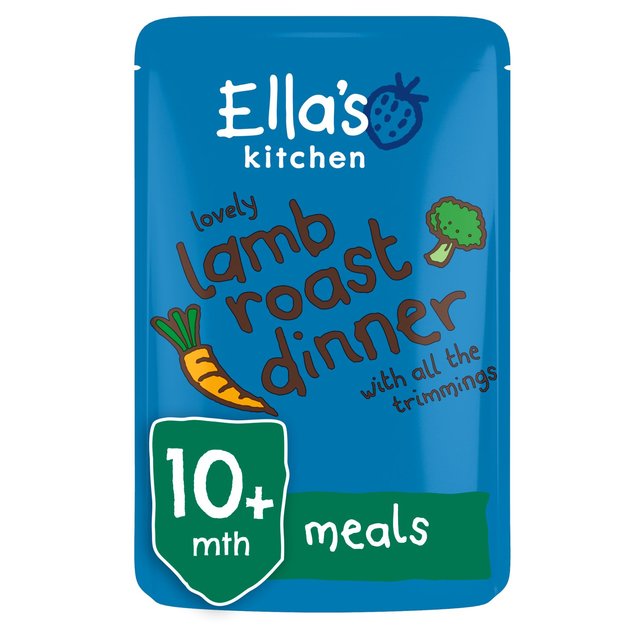 Ellas Küche Bio -Lammbraten Dinner Baby Beutel 10+ Monate 190g