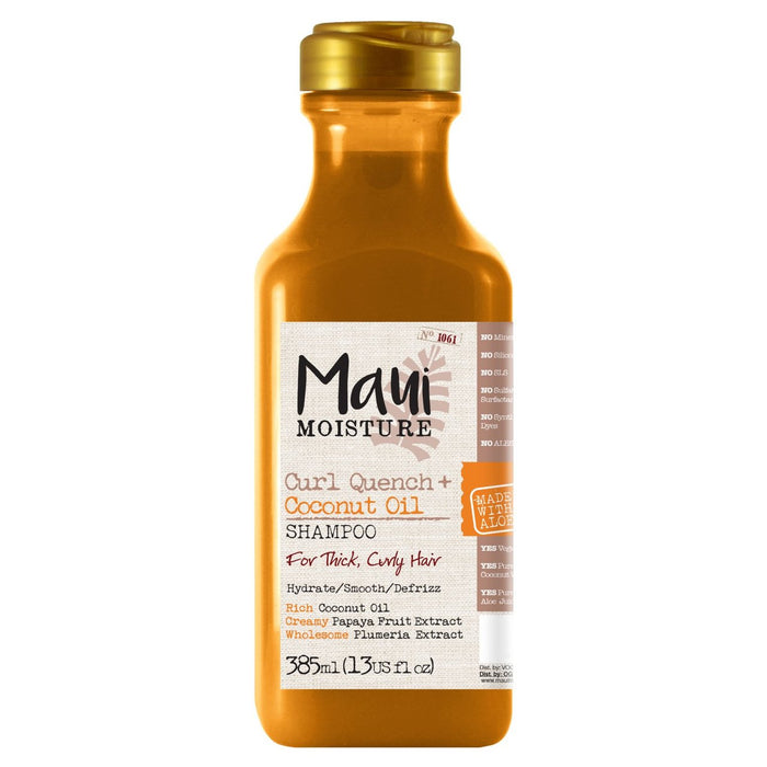 Maui Humiture Curl trempe + Coconut Huile Shampooing 385ml
