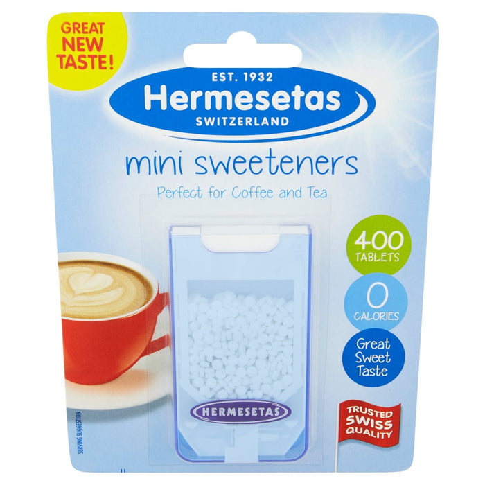Hermesetas Mini Sweeteners Tabs 400 por paquete