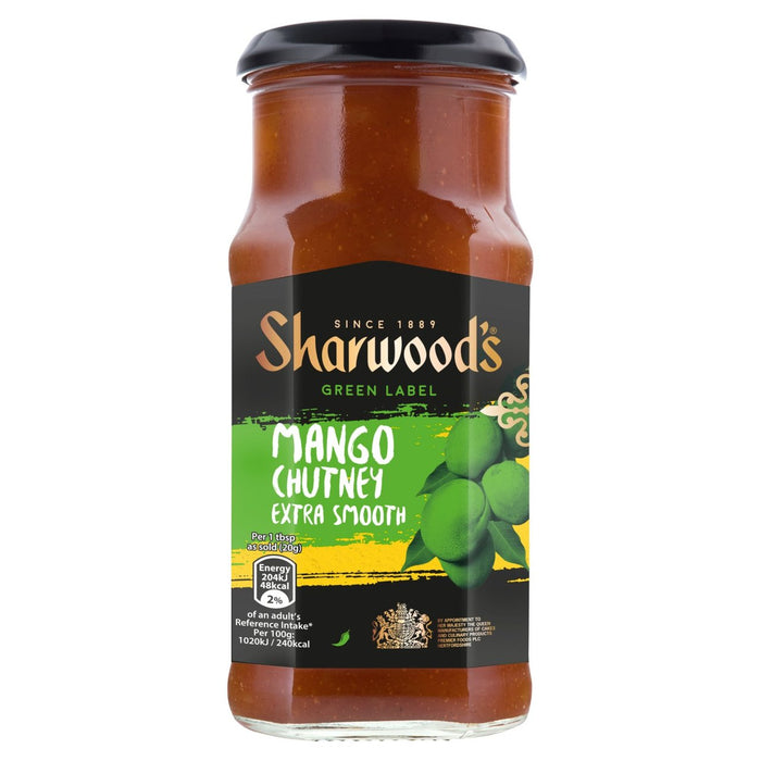 Green Label de Sharwood Smooth Mango Chutney 360G