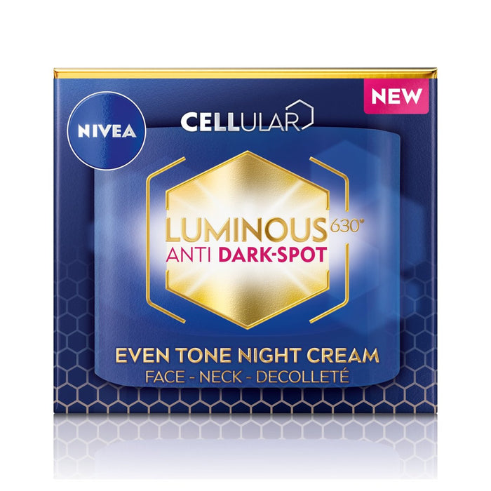 Nivea Cellular Luminal 630 Anti Dark Spot Night Cream Face Hydratant 50 ml