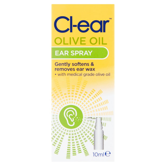Spray d'oreille d'huile d'olive Cl-Eart 10 ml