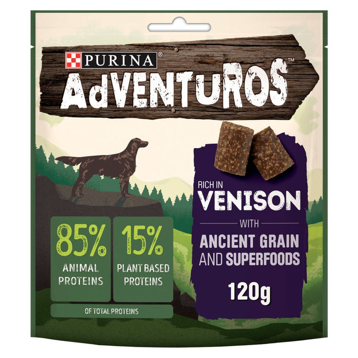 Adventuros Venison Granos Ancient Dog Treats 120G