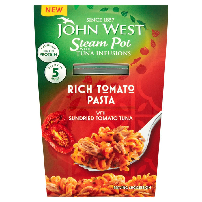 John West Steam Pot Rich Tomaten Pasta 140g