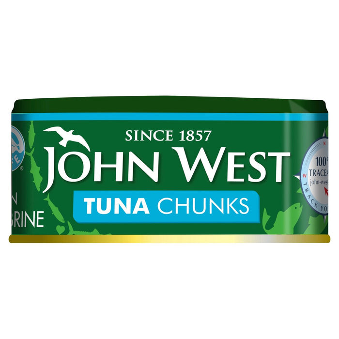 Chunks de thon John West dans la saumure MSC 145G