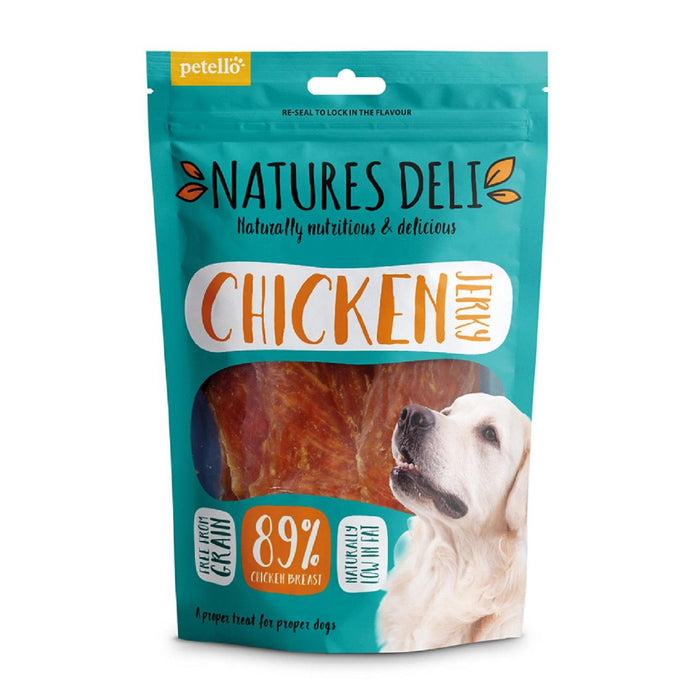 Natures Deli Chicken Jerky Dog Treats 100g