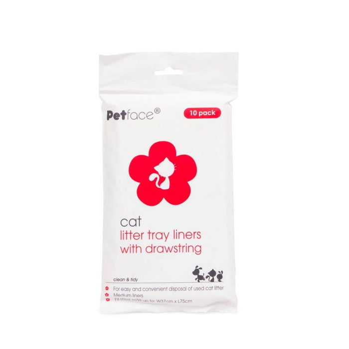 Petface Drawstring Cat Litter Liners Medium 10 per pack