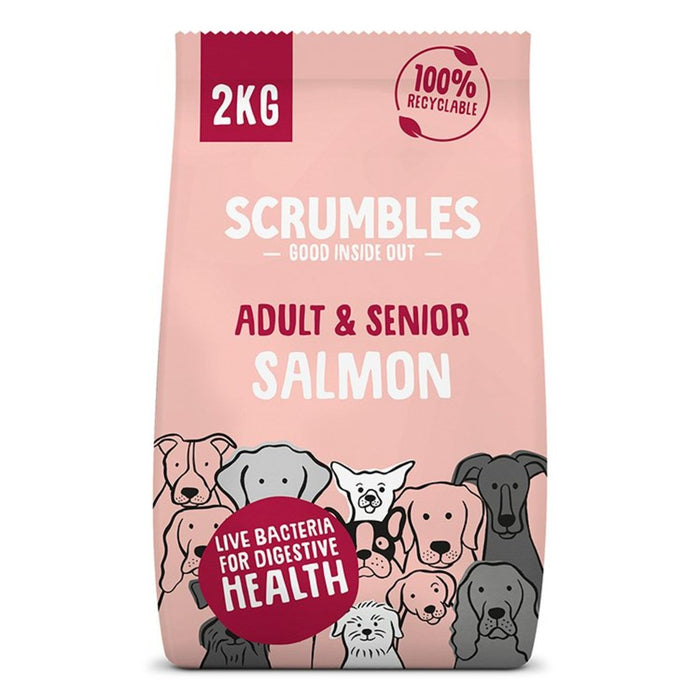 Scrumble Grain Adulte et Seniors Salmon Dry Dog Aliments 2kg