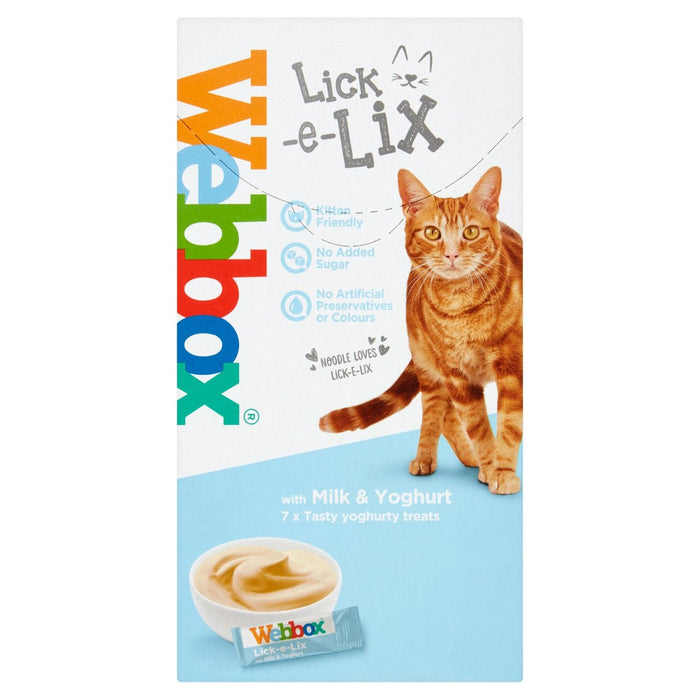 Webbox Lick e Lix Milk & Yoghurt 7 x 10g