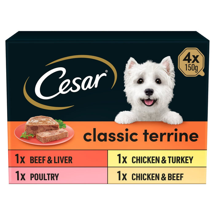 César Classics Terrine Selección mixta 4 x 150g