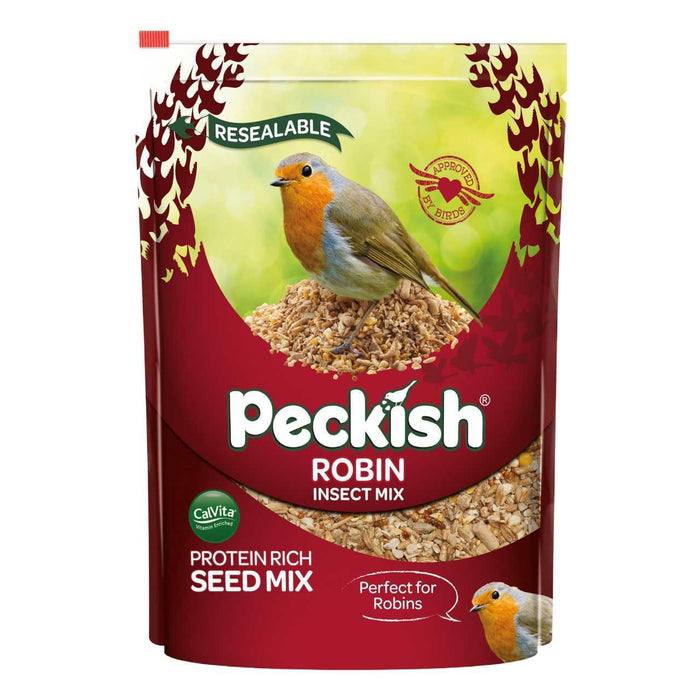Peckische Robin -Vogelsamen und Insektenmischung 1 kg