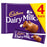 Cadbury lácteo barra de chocolate de leche multiplaza 4 x 36g