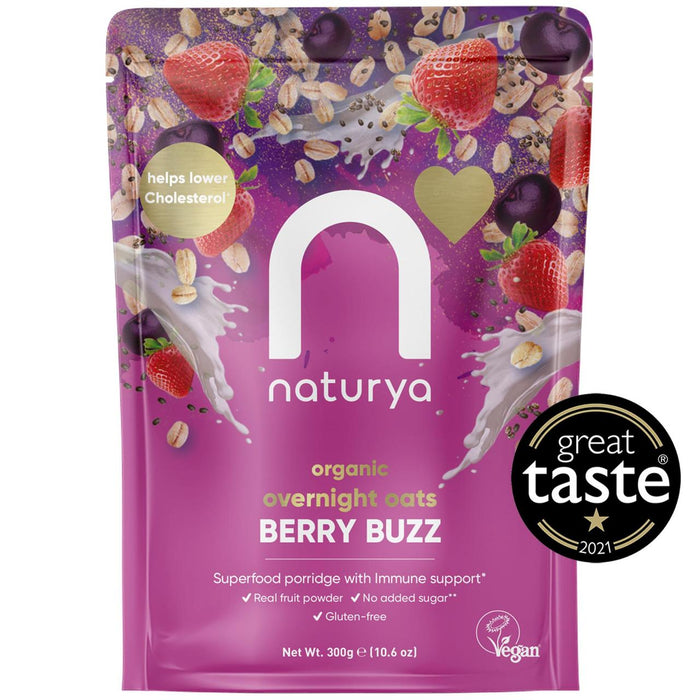 Naturya Bio über Nacht Frühstück Hafer Berry Buzz 300g